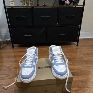 Greats Blue and White Sneakers